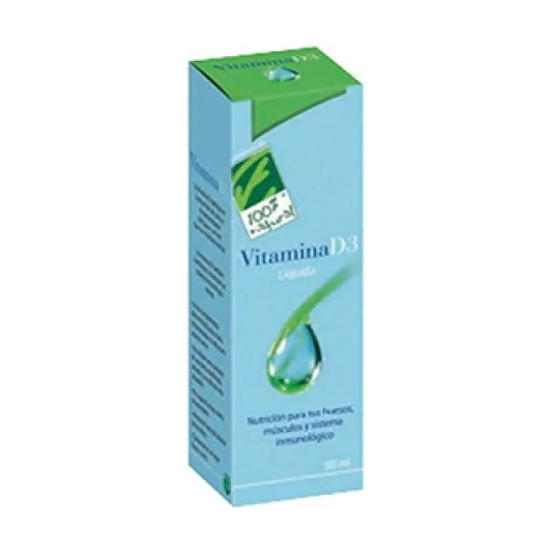 100% Natural Vitamina D3 Líquida 50 ml