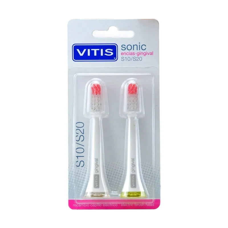 Vitis Sonic Recambios Cepillo Eléctrico S10/S20 Cabezal Encías Gingival 2