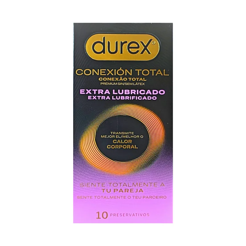 Reckitt Benck HC Durex Conexión Total Extra Lubricado 10 Preservativos