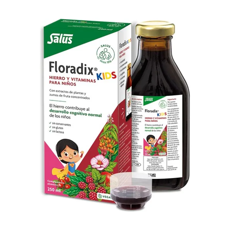 Salus Floradix Floradix Kids Hierro Y Vitaminas 250 Ml