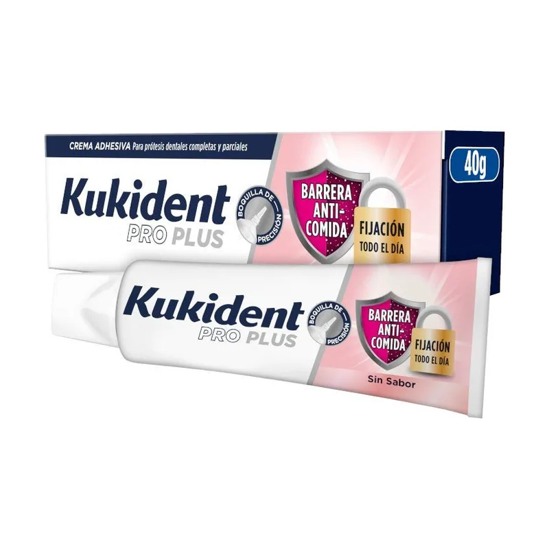 Procter & Gamble Kukident Pro Plus Sin Sabor 40g