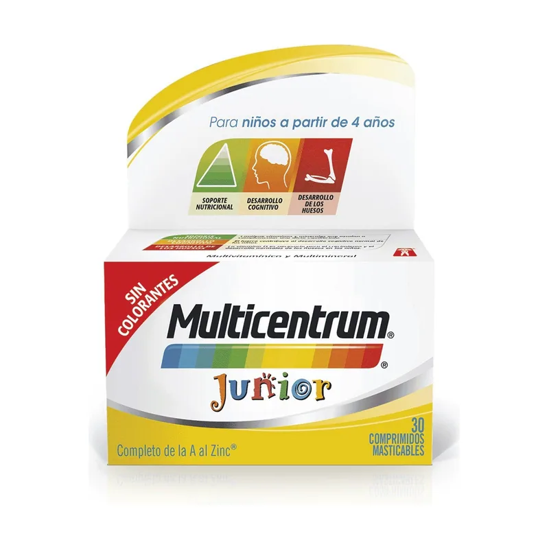 Multicentrum Junior 30 Comprimidos Masticables