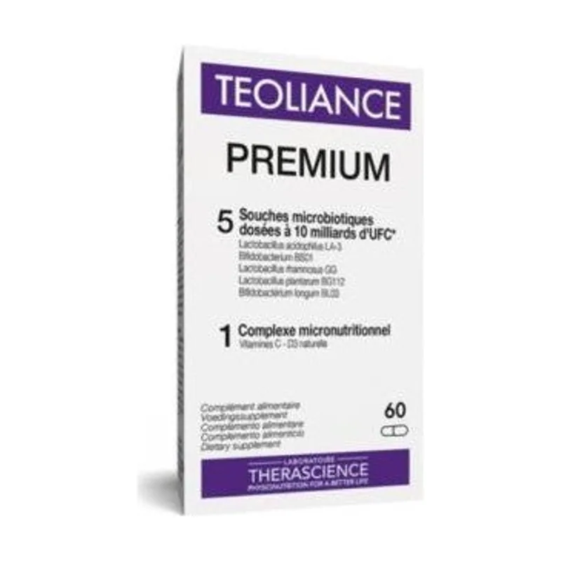 Therascience Teoliance Premium Suplemento Alimenticio Cápsulas 30