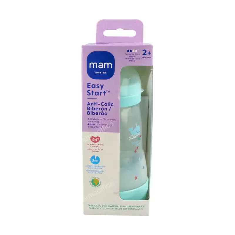 MAM Biberón Easy Start Anti Cólico 260ml