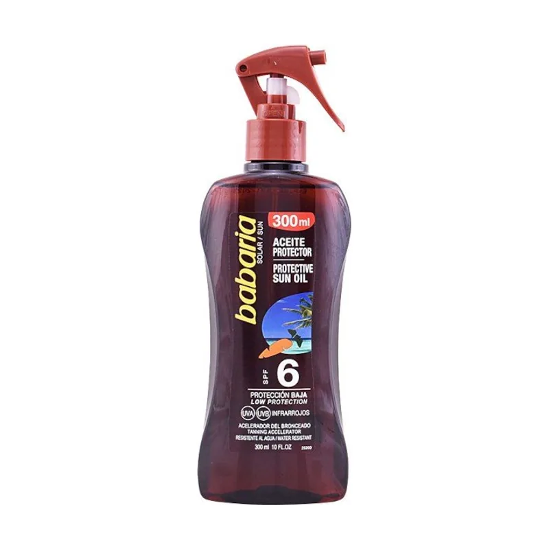 Babaria Solar Aceite De Zanahoria Vaporizador Spf6 300 ml