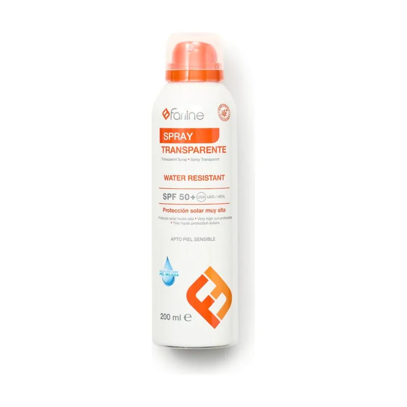 Farline Protector Solar Spray Transparente Corporal SPF50+ 200 ml