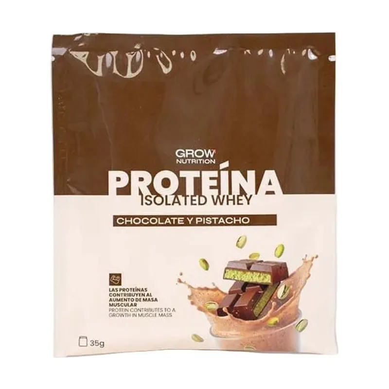 Grow Nutrition Proteína Whey Monodosis Chocolate Pistacho 35g