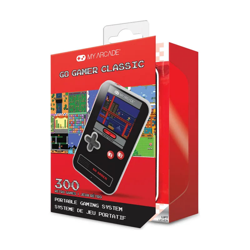 dreamGear Go Gamer Classic My Arcade Negra/Gris/Roja 300 juegos
