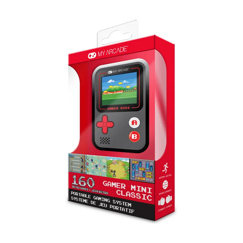 dreamGear My Arcade Mini Classic Negra/Roja 160 Games