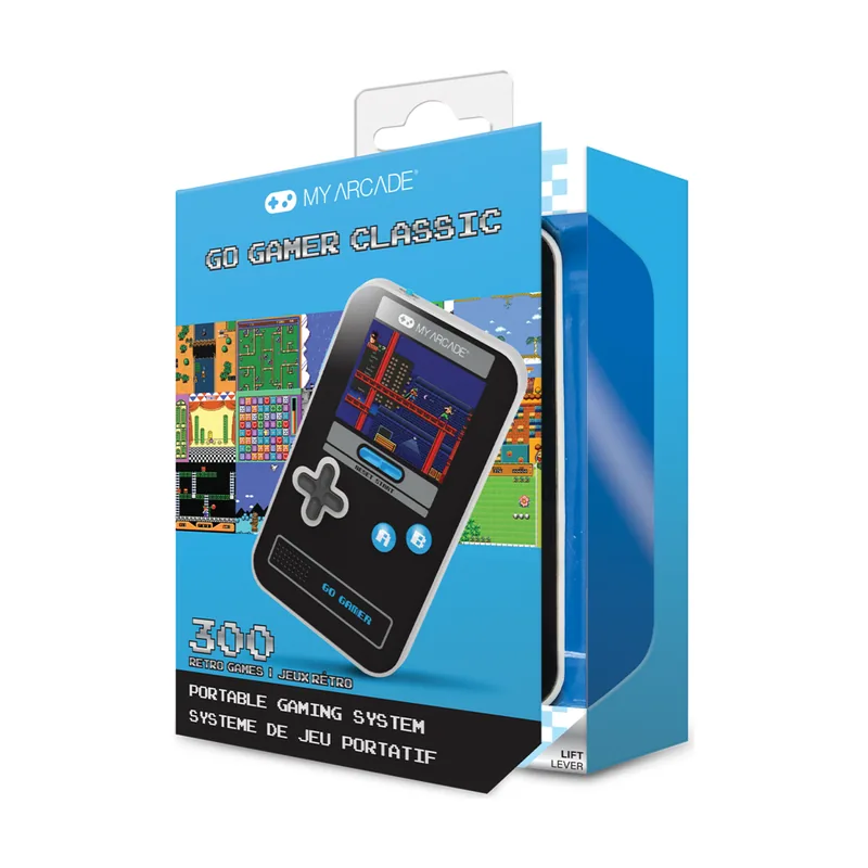dreamGear Go Gamer Classic My Arcade Negra/Gris/Azul 300 juegos