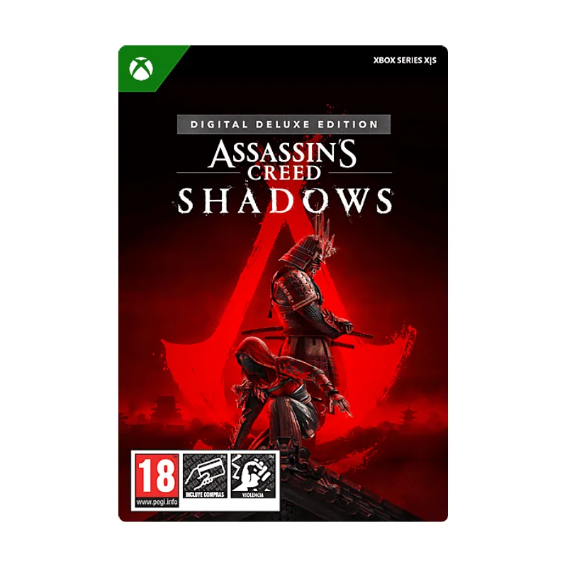 Microsoft Xbox Series X S Assassin's Creed Shadows Deluxe Edition Código descarga