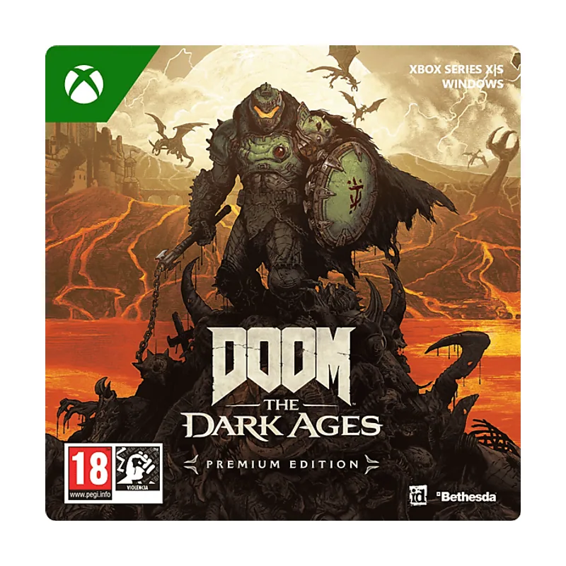 Microsoft Xbox Series X S & Windows PC DOOM The Dark Ages. Ed. Premium Código descarga