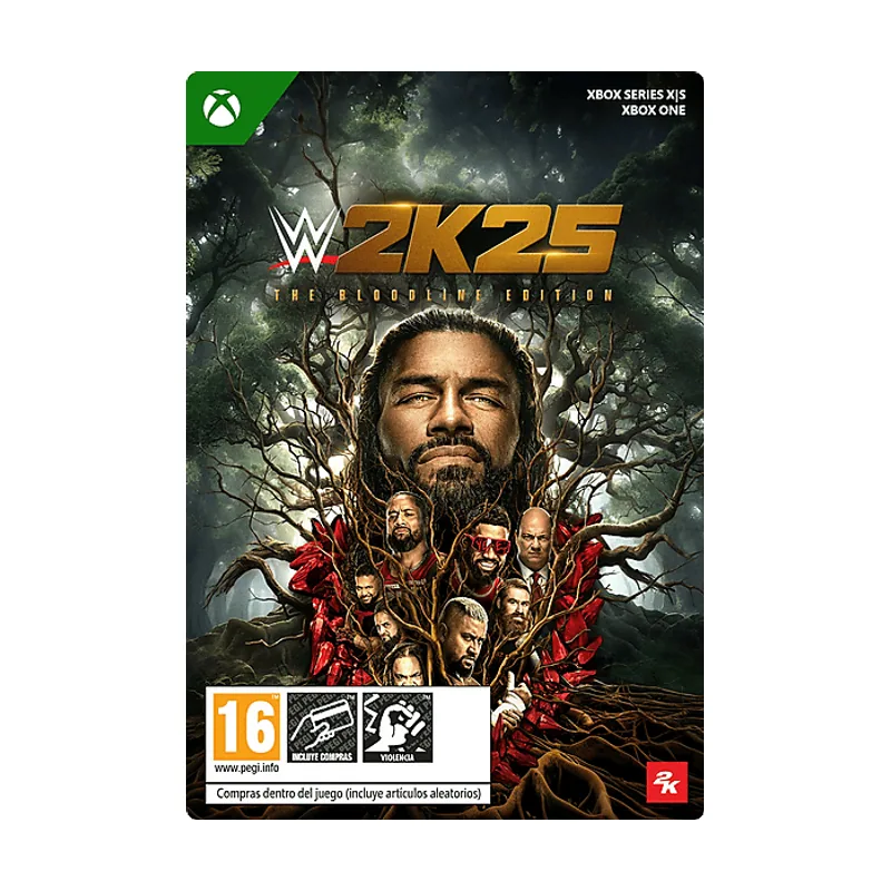 Microsoft Xbox Series X S & One WWE 2K25 The Bloodline Edition Código descarga