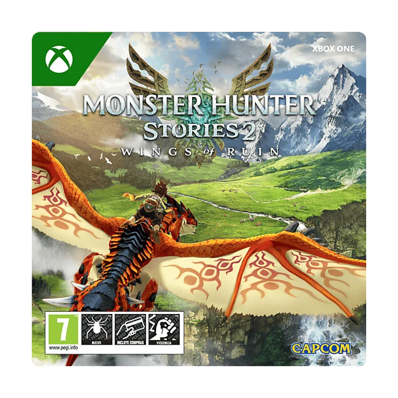 Microsoft Xbox One Monster Hunter Stories 2 Wings of Ruin Código descarga
