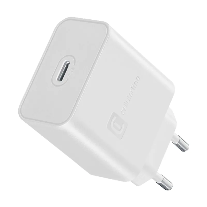 Cellularline Cargador de pared Super Fast Charger GaN+