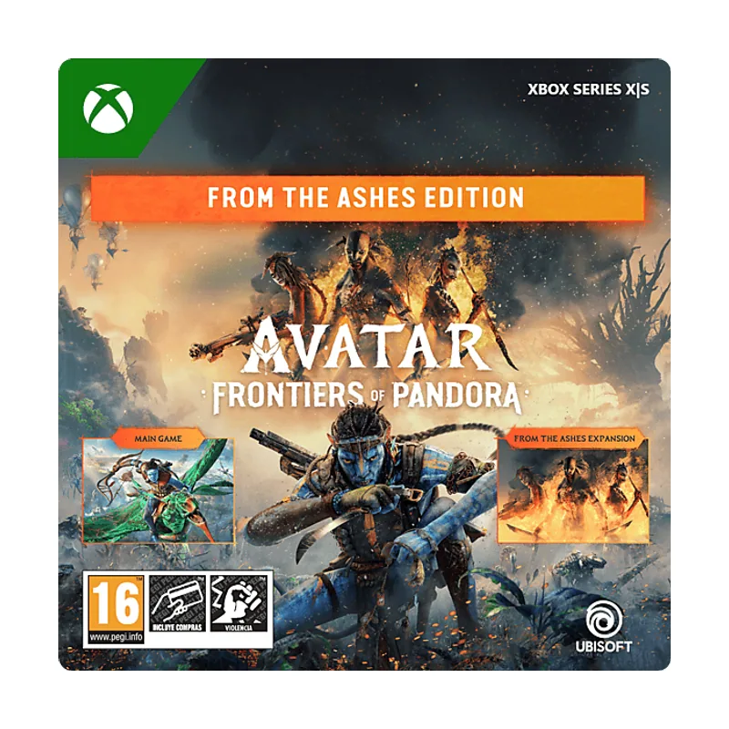 Microsoft Xbox Series X S Edición Desde las Cenizas de Avatar Frontiers of Pandora™ Código descarga