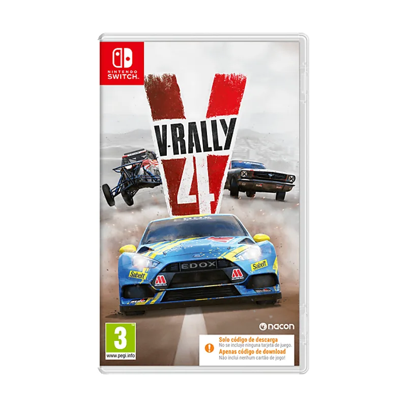 Nacon Nintendo Switch V-Rally 4 Código en la caja