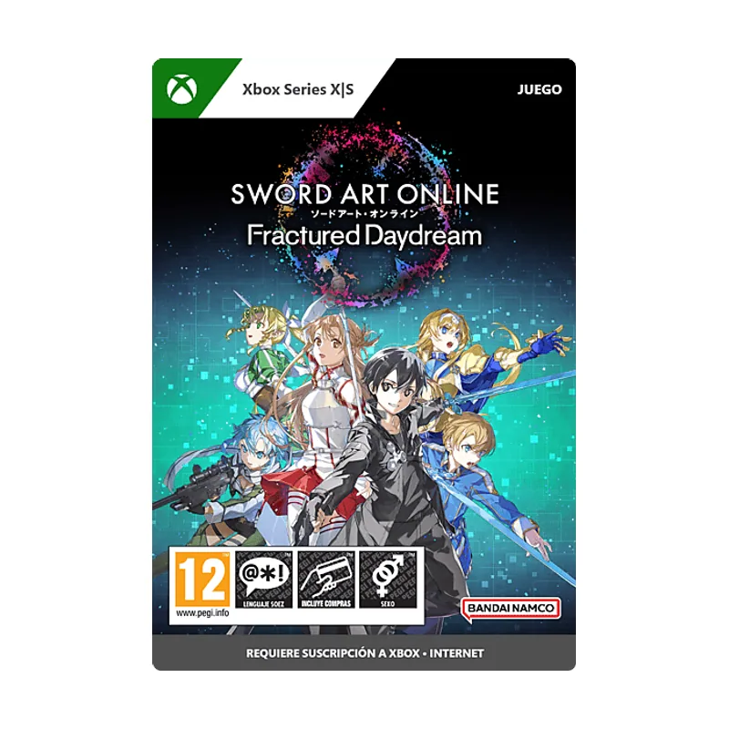 Microsoft Xbox Series X S Sword Art Online Fractured Daydrm Código descarga
