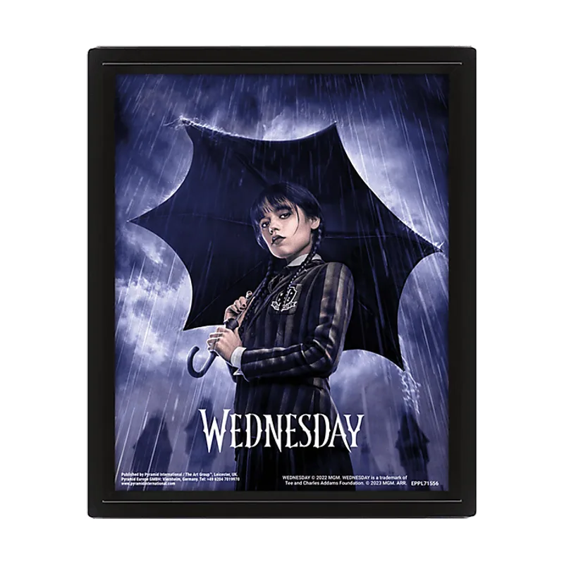 Pyramid Miercoles Poster 3D Umbrella