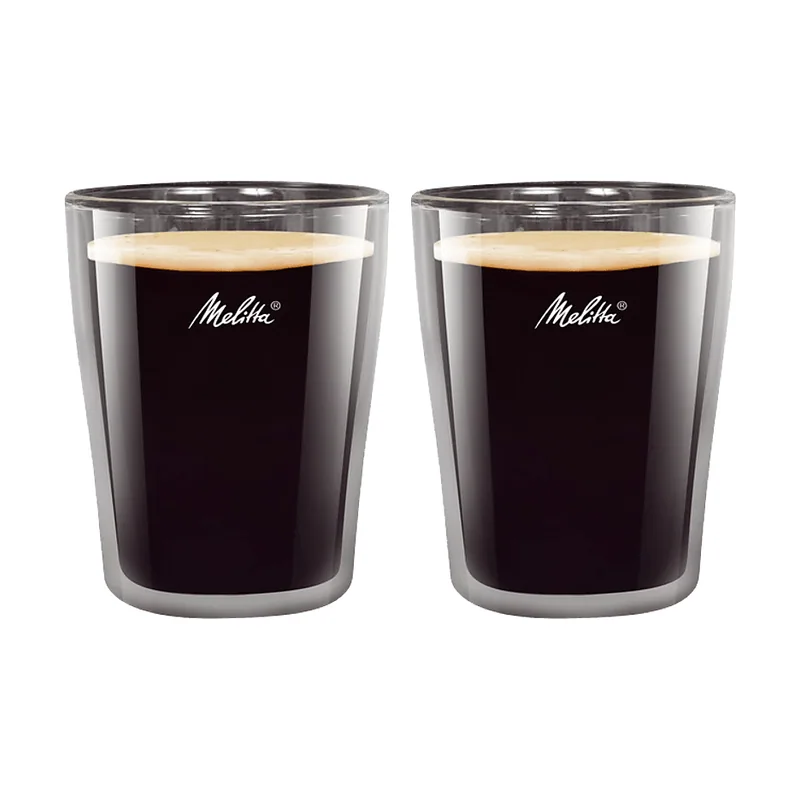 Melitta Set de vasos Doble Cristal Medianos