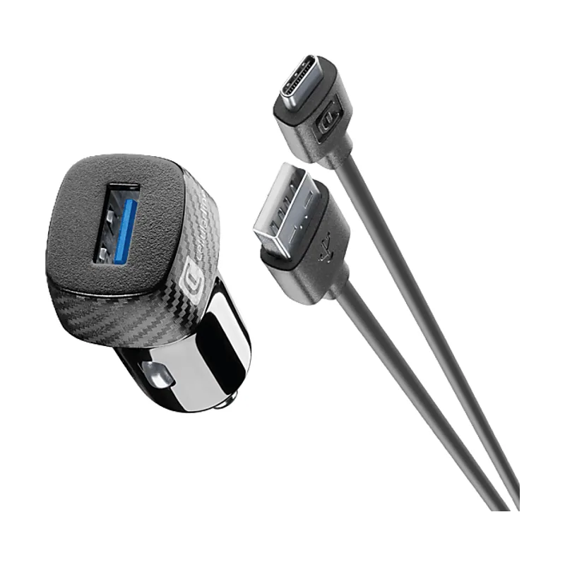 Cellularline Cargador coche Car Charger Kit