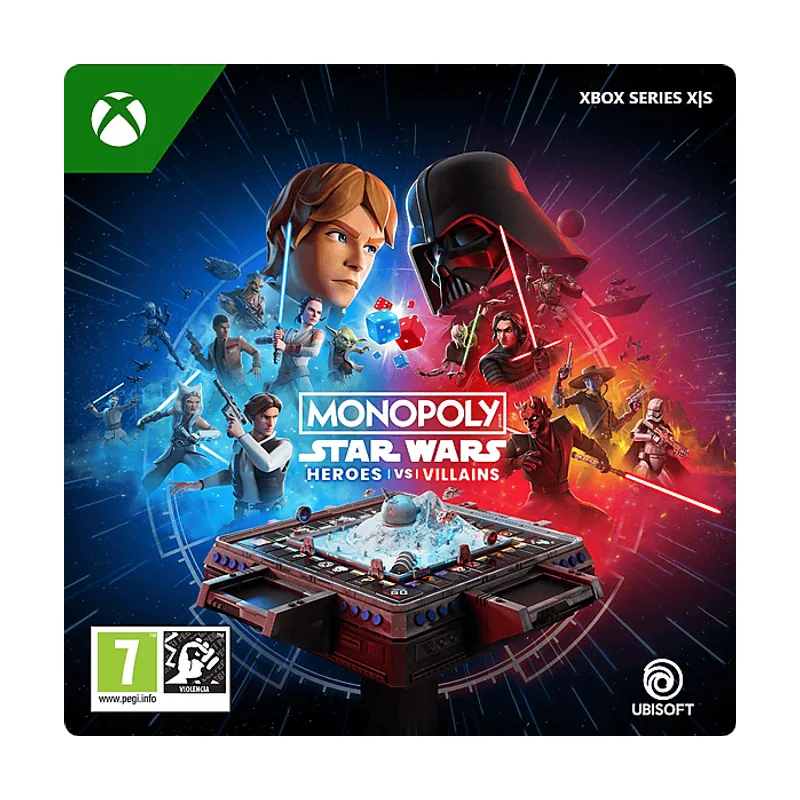 Microsoft Xbox Series X S Monopoly Star Wars Heroes vs Villains Código descarga