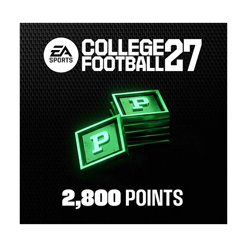 Microsoft Xbox Series X S College Football 27 2800 Cut Points Código descarga *Juego base no incluido