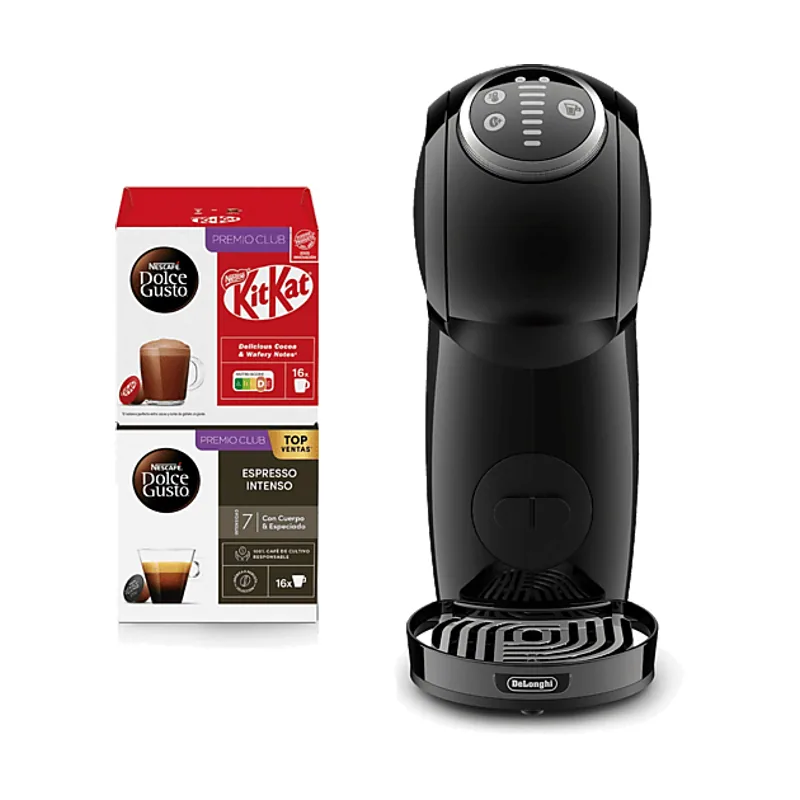De'Longhi Cafetera de cápsulas EDG315.B + 2 packs Genio Plus regalo