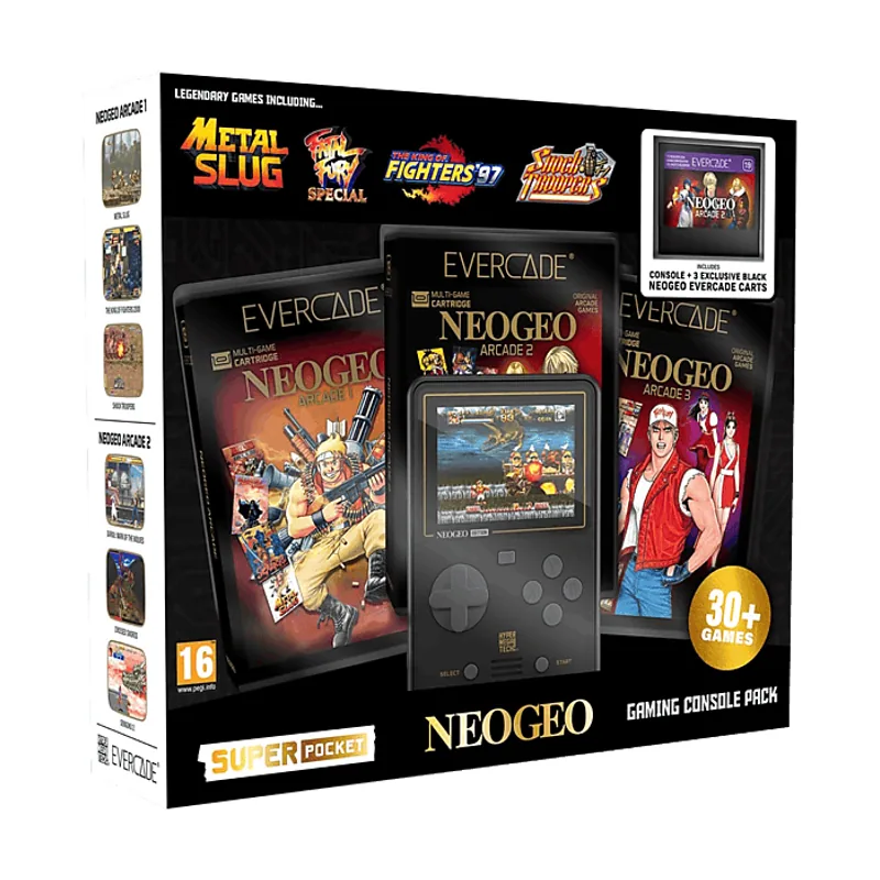 Blaze retro portátil Evercade NEOGEO Super Pocket Bundle