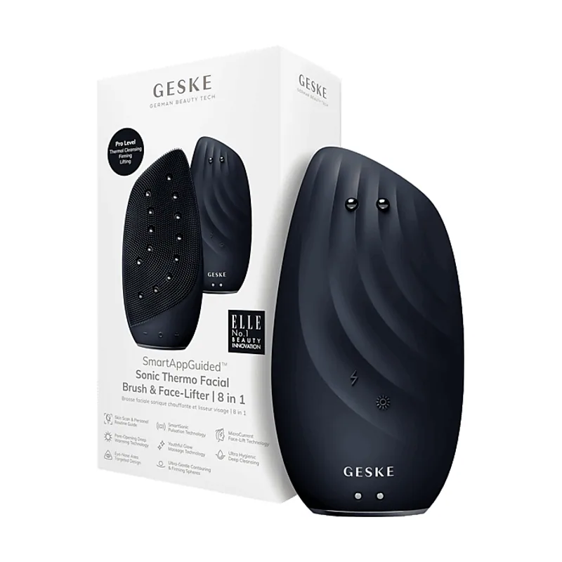 Geske Limpiador facial Sonic Thermo Facial Brush & Face-Lifter 8 en 1