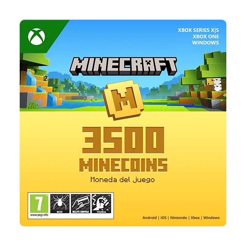 Microsoft Xbox Series X S & One Windows Minecraft 3500 Minecoins