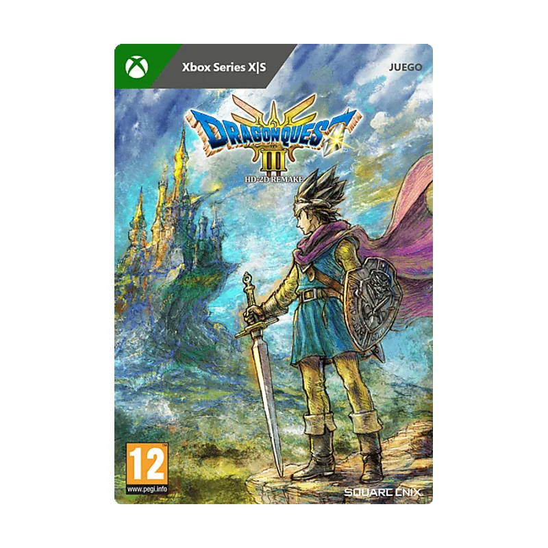 Microsoft Xbox Series X S Dragon Quest III HD-2D Remake Código descarga