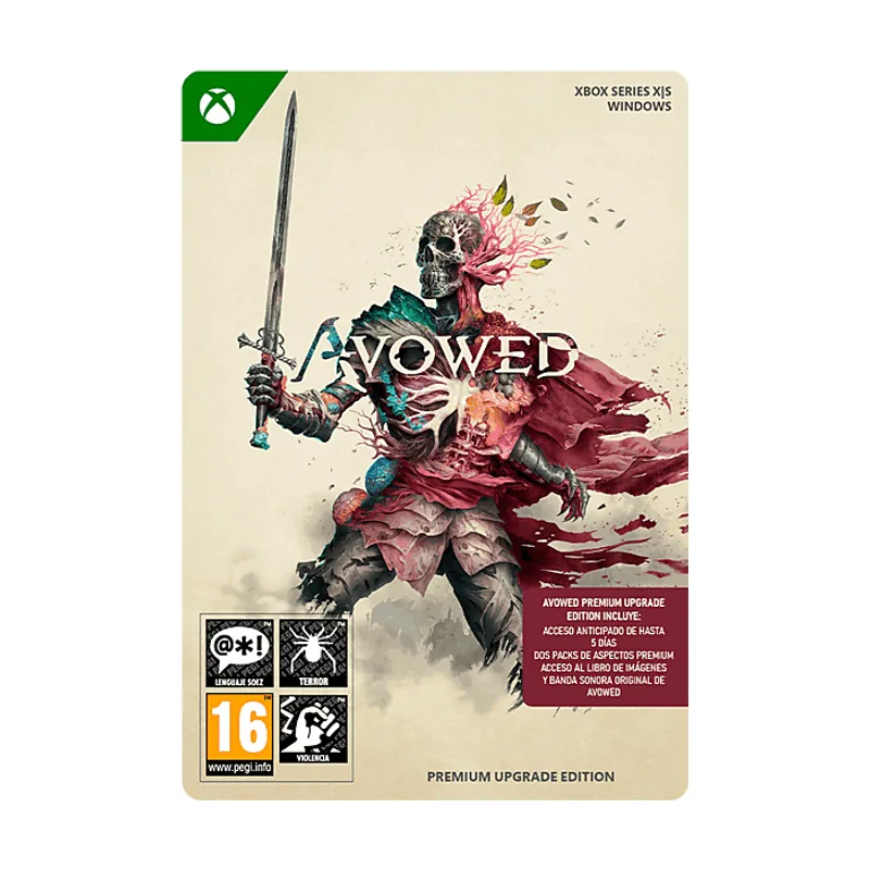 Microsoft Xbox Series X S y Windows Avowed Edición Premium Upgrade Código descarga