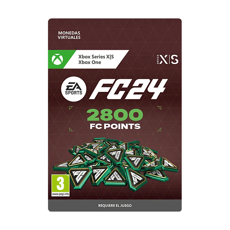 Microsoft Xbox Series X S & One EA SPORTS FC 24 2800 Points Código descarga
