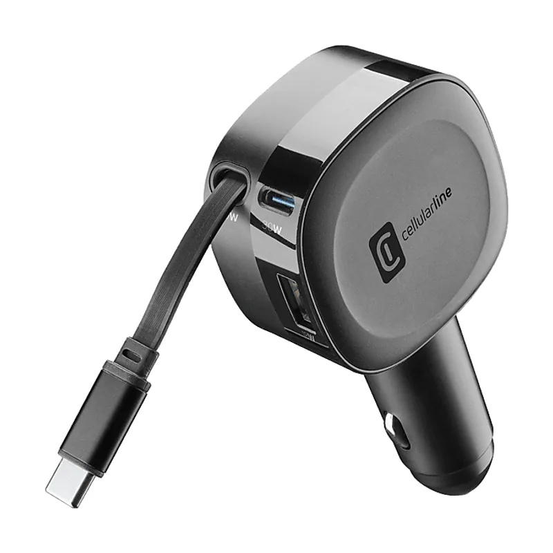 Cellularline Cargador coche Roll