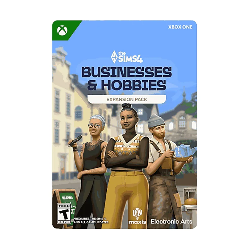 Microsoft Xbox One Los Sims™ 4 Ocio y Negocio Pack Expansión *Juego no incluido Código descarga