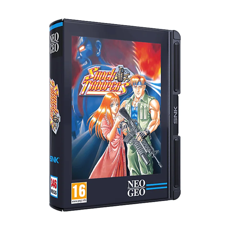 Plaion Cartucho juego retro Neo Geo Shock Troopers