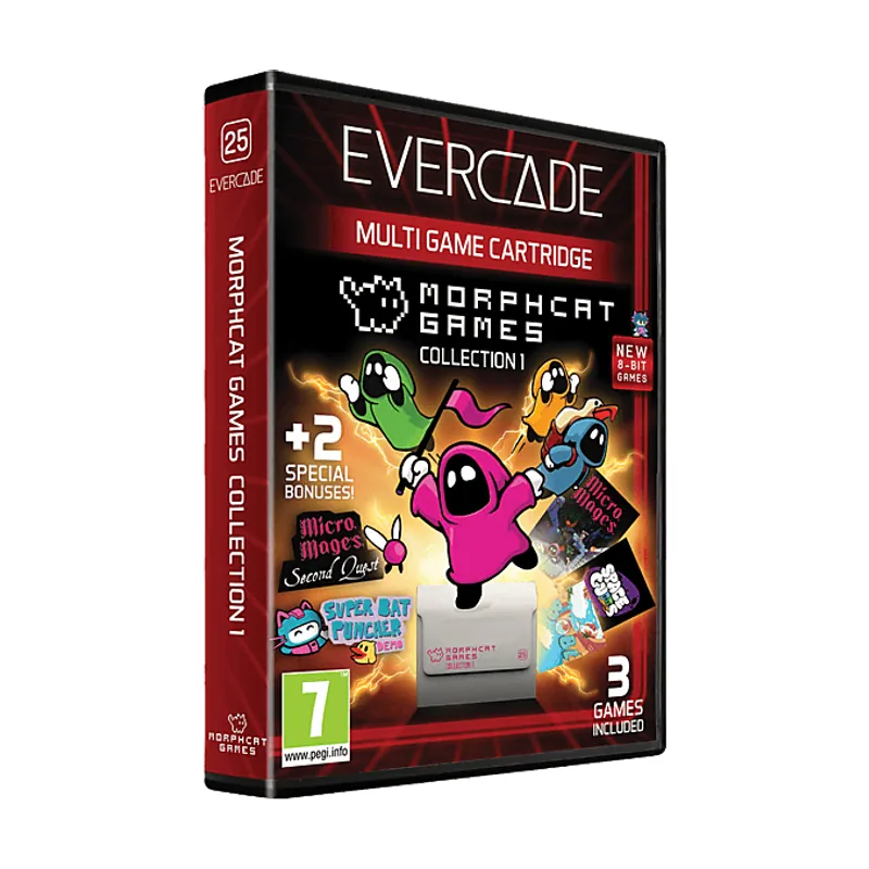 Evercade Cartucho juego retro Morphcat Collection 1