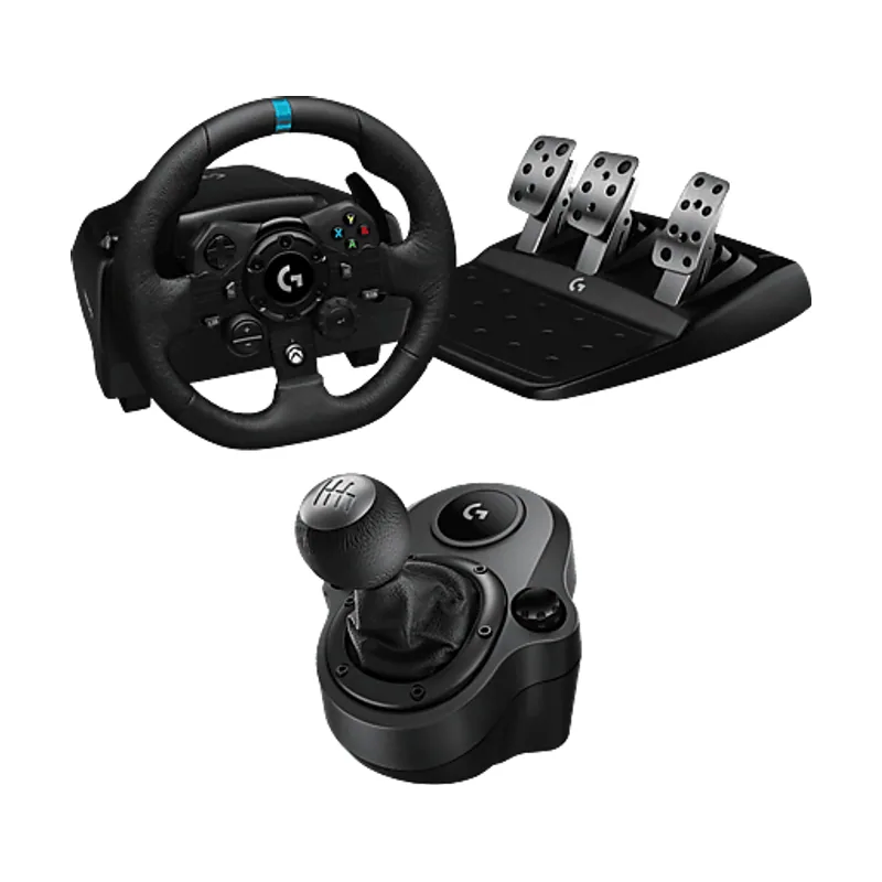 Logitech Volante G G923 + Palanca de cambios Force Shifter