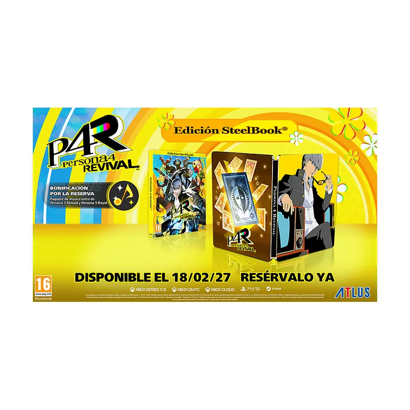 S2G PS5 Persona 4 Revival. Steelbook Edition