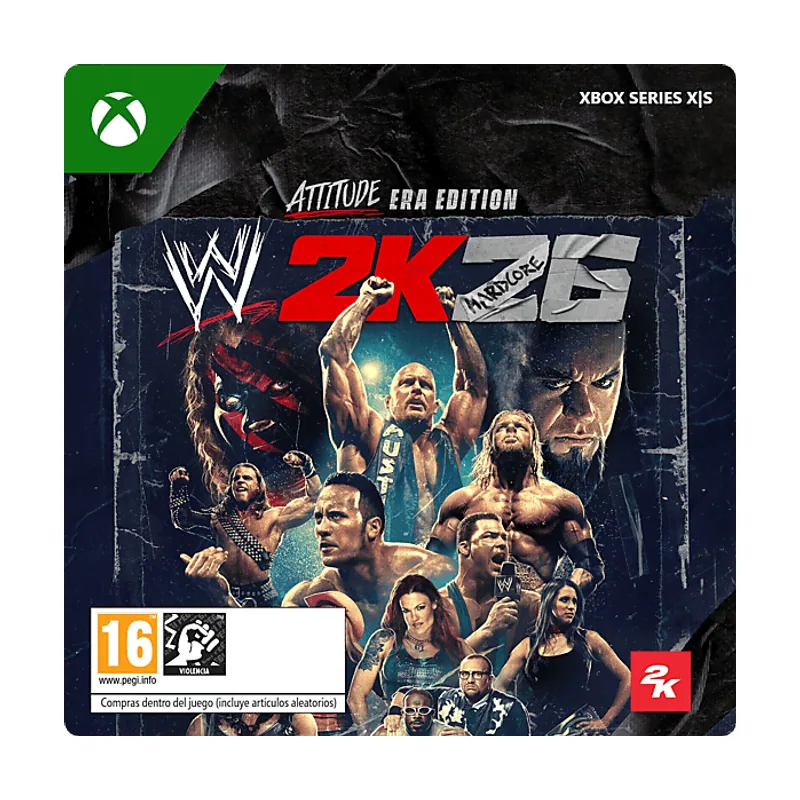 Microsoft Xbox Series X S WWE 2K26 Attitude Era Edition Código descarga