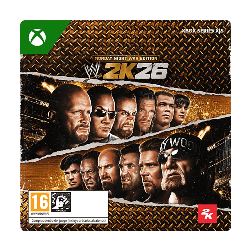 Microsoft Xbox Series X S WWE 2K26 Edición Monday Night War Código descarga