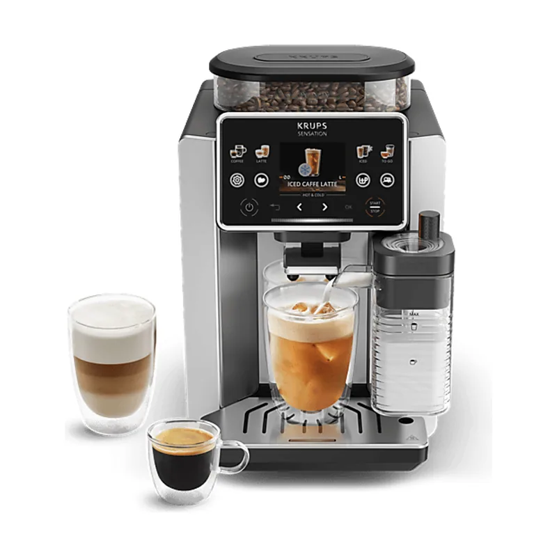 Krups Cafetera superautomática Sensation Elite Hot & Cold EA918
