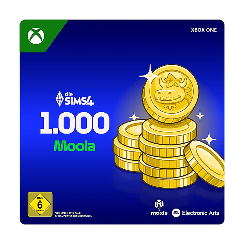 Microsoft Xbox One The Sims 4 1000 VC Código descarga