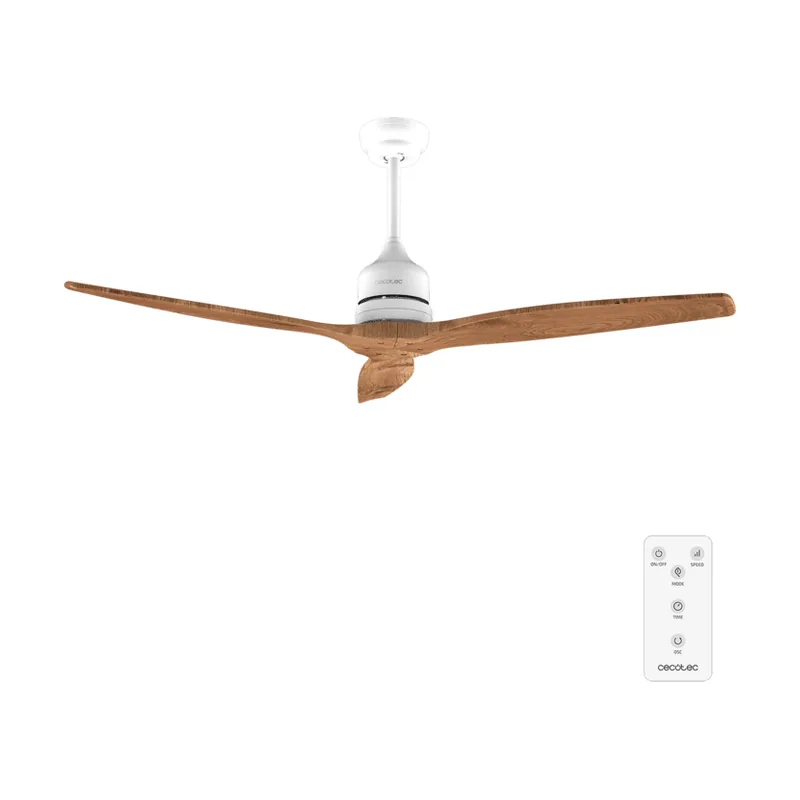 Cecotec Ventilador de techo EnergySilence Aero 5270 White&BlackWood Expert