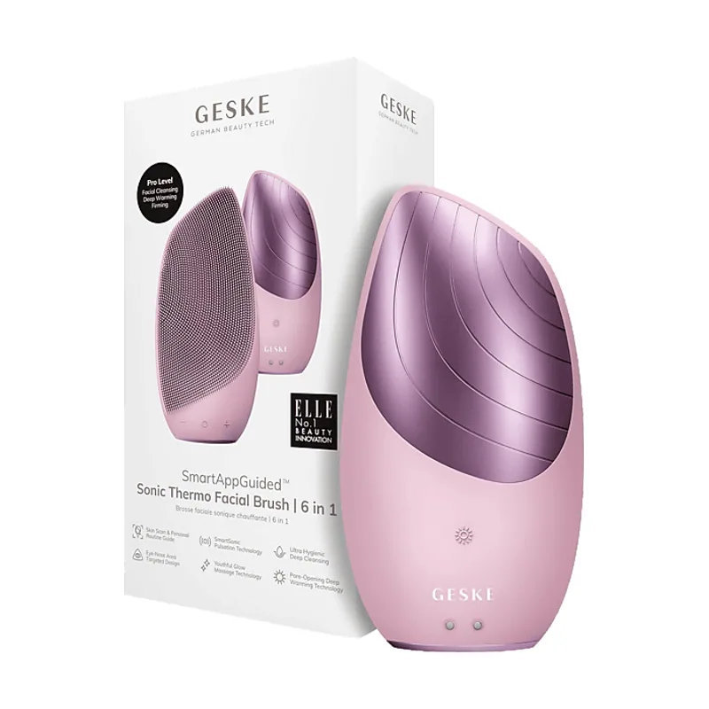 Geske Limpiador facial Sonic Thermo Facial Brush 6 en 1