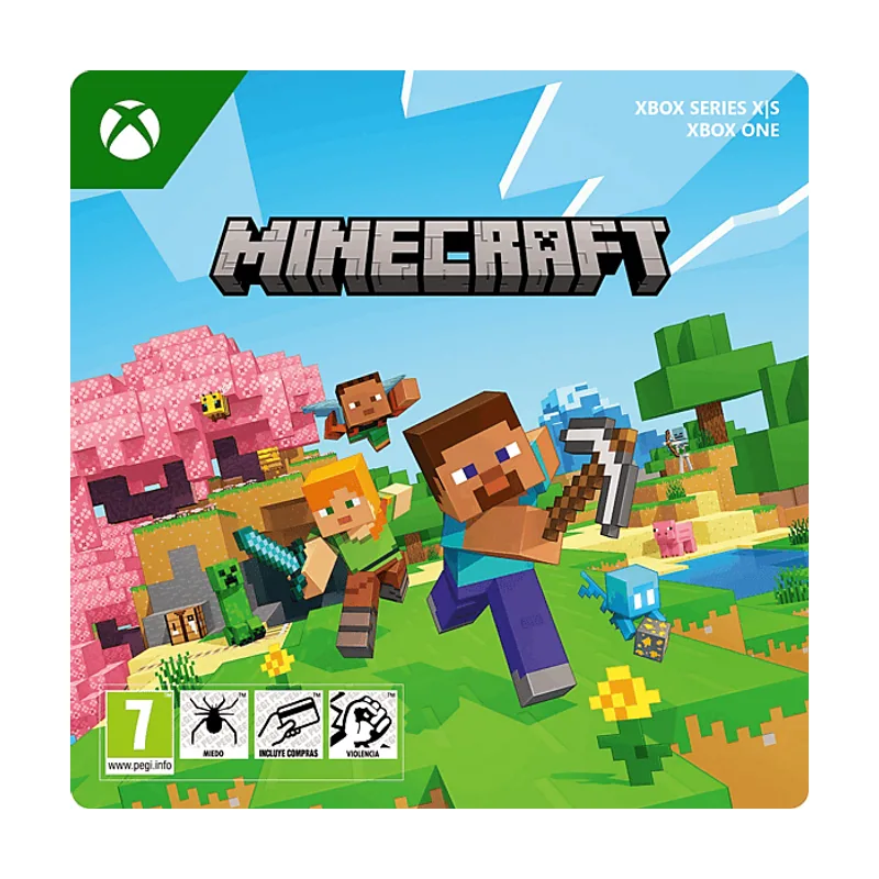 Microsoft Xbox Series X S & One Minecraft Código descarga