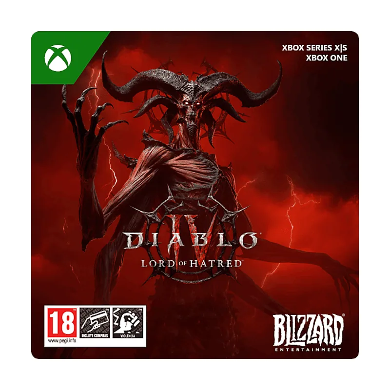 Microsoft Xbox Series X S & One Diablo® IV Lord of Hatred™ Standard Edition Código descarga