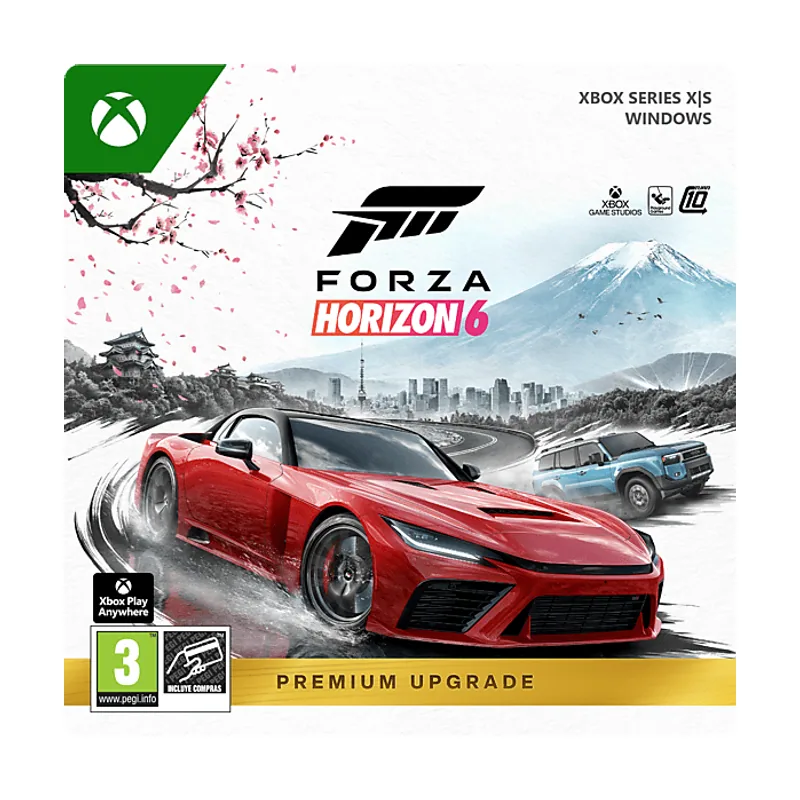 Microsoft Xbox Series X S & Windows PC Forza Horizon 6 Premium Upgrade Código descarga *Juego base no incluido