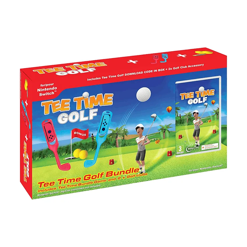 Contact Nintendo Switch Tee Time Golf palos golf Código descarga